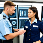 **

"Airport security team and Aviation Security Management officer collaboratively reviewing X-ray scans in a modern control room, fully clothed, appropriate attire, professional environment, safe for work, perfect anatomy, correct proportions, well-formed hands, proper finger count, natural pose, family-friendly, professional photography, high quality, teamwork concept, security protocols."

**