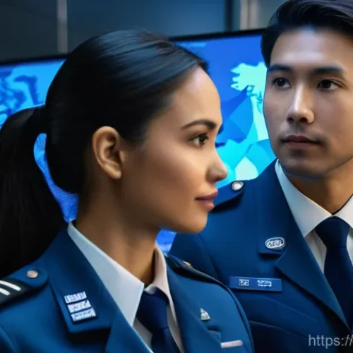 Home 27 항공보안관리사 자격증 해외 활용 사례 - A group of highly skilled and diverse aviation security professionals, both men and women in their 3...