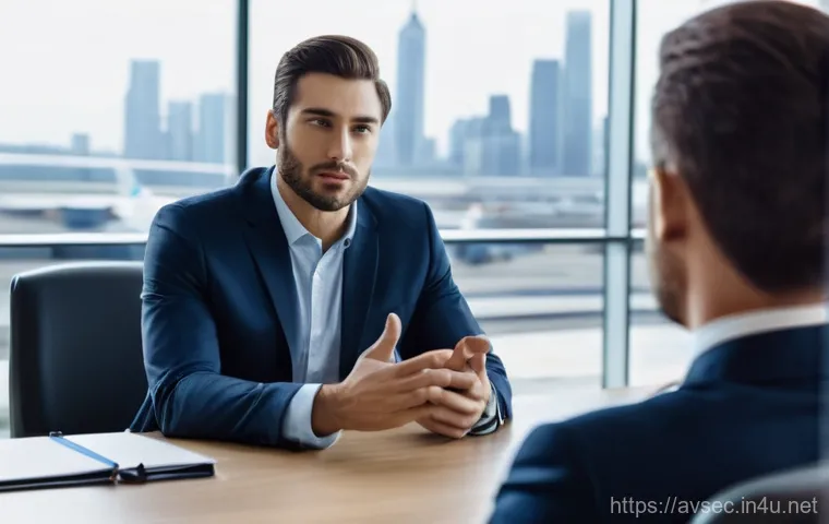 항공보안관리사 취업 면접 질문 모음 - **Vigilant Airline Security Professional at a Modern Checkpoint:** A highly competent airline securi...